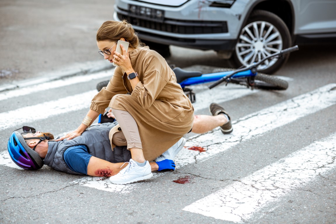 Verkeersongeval met fietser Verkeersongeval met fietser